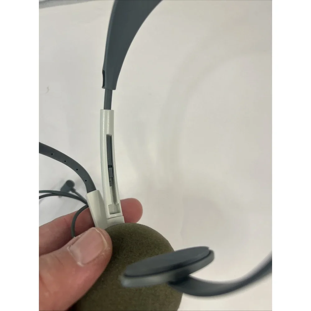 Microsoft Xbox‎ 360 Communicator White/Gray Headband Headset Untested